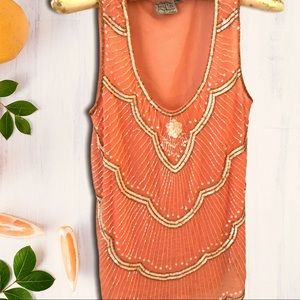 Boho Sheer Embellished Top